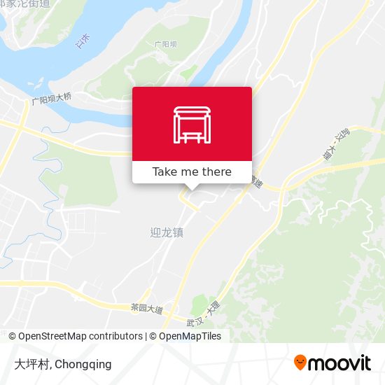 大坪村 map