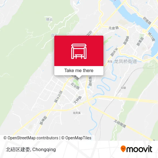 北碚区建委 map