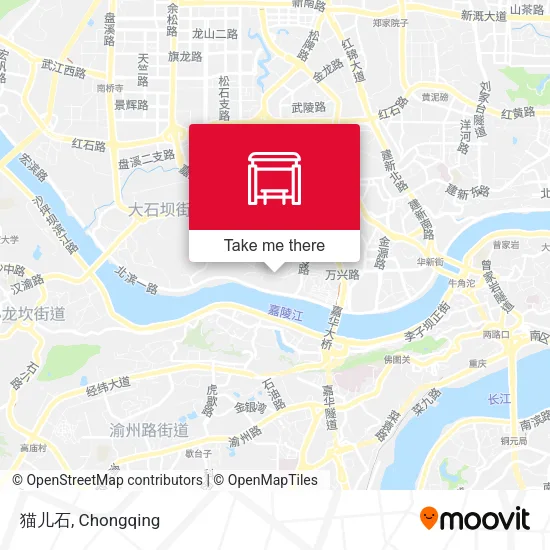 猫儿石 map