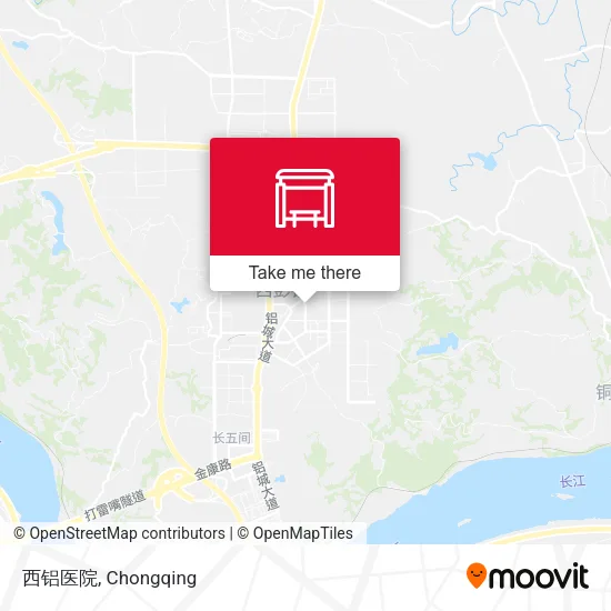 西铝医院 map