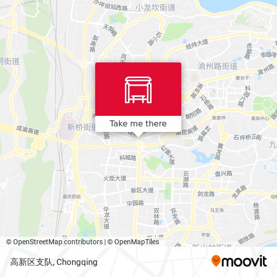 高新区支队 map