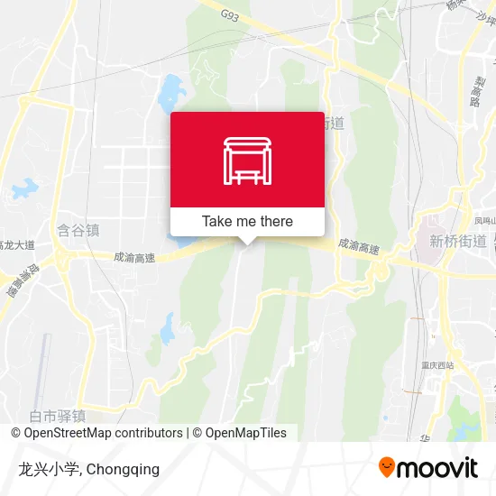 龙兴小学 map