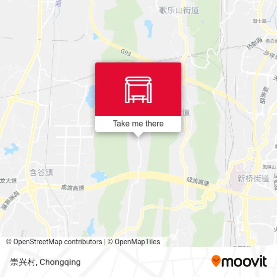 崇兴村 map