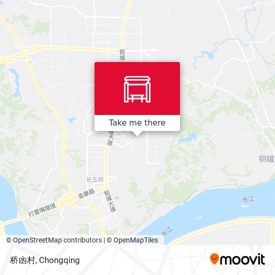 桥凼村 map