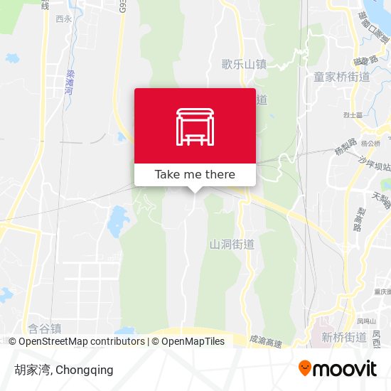 胡家湾 map