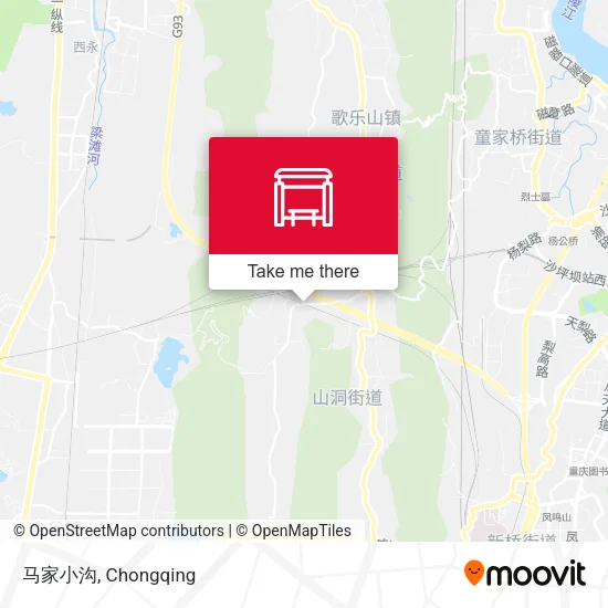 马家小沟 map