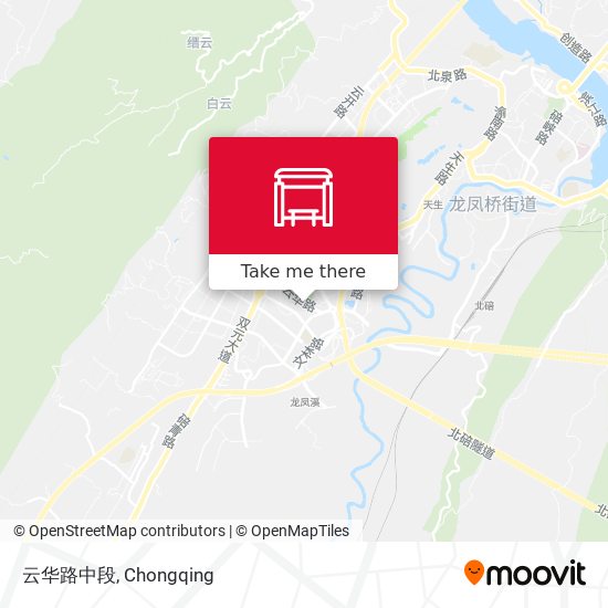 云华路中段 map