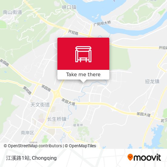 江溪路1站 map