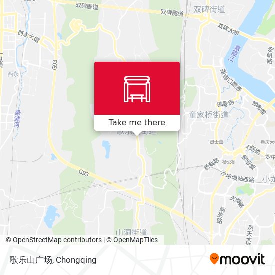歌乐山广场 map