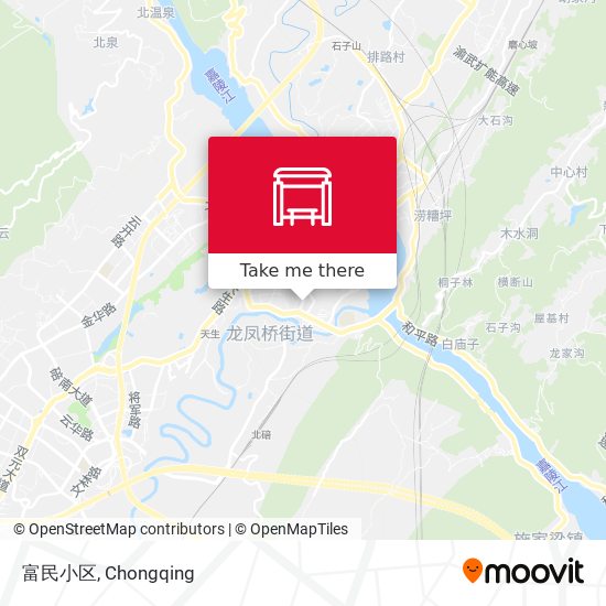 富民小区 map