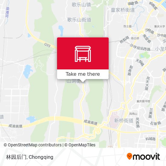 林园后门 map