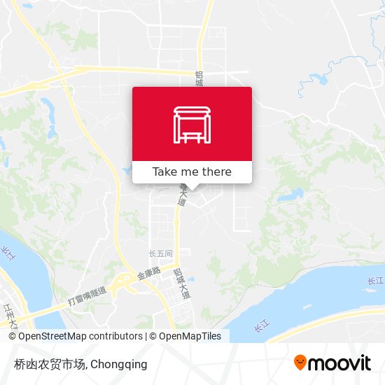 桥凼农贸市场 map