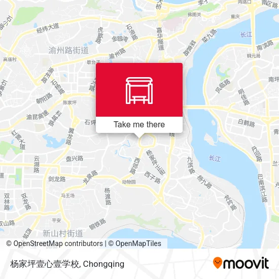 杨家坪壹心壹学校 map