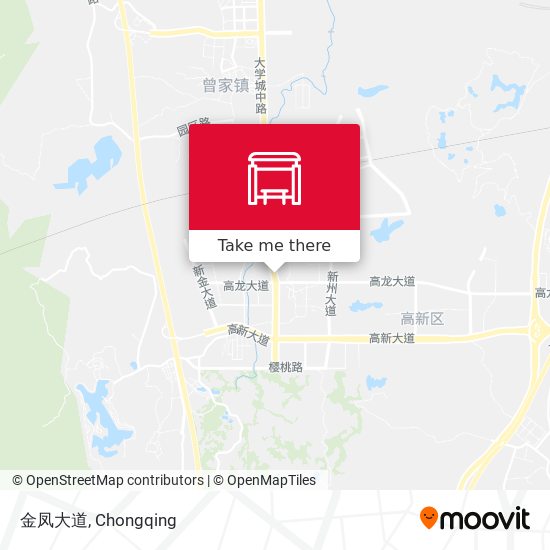 金凤大道 map