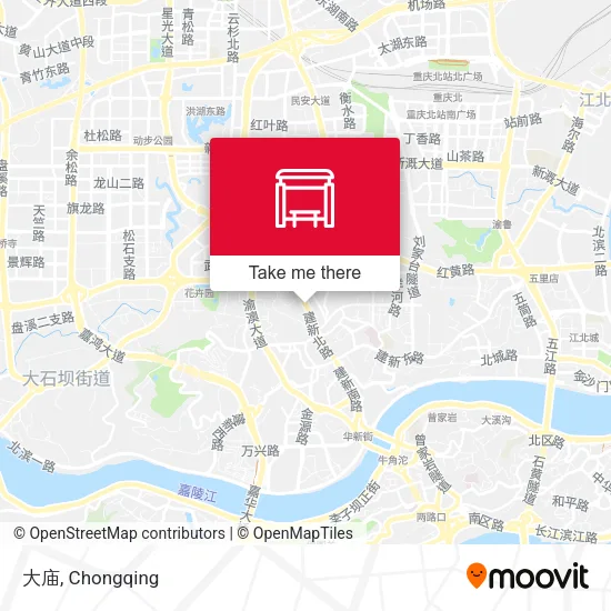 大庙 map