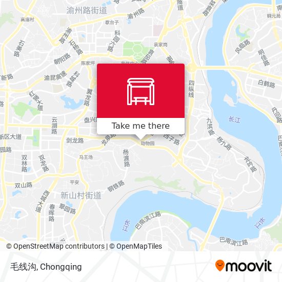 毛线沟 map