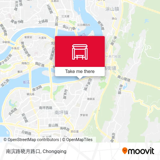 南滨路晓月路口 map