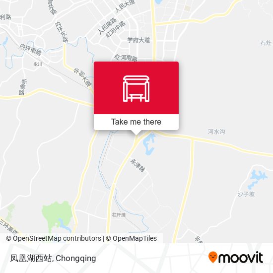 凤凰湖西站 map