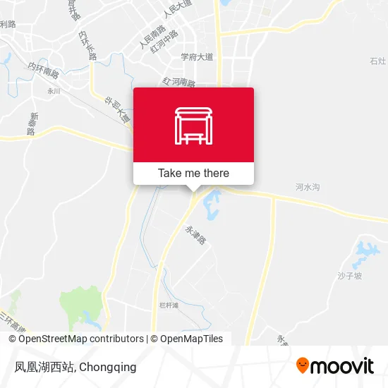 凤凰湖西站 map