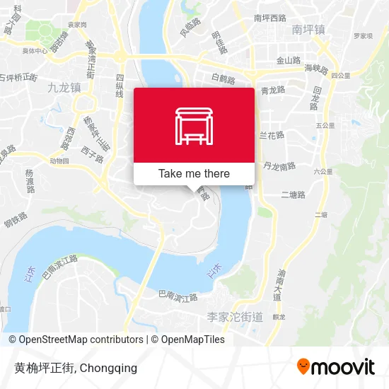 黄桷坪正街 map