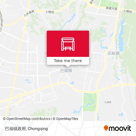 巴福镇政府 map