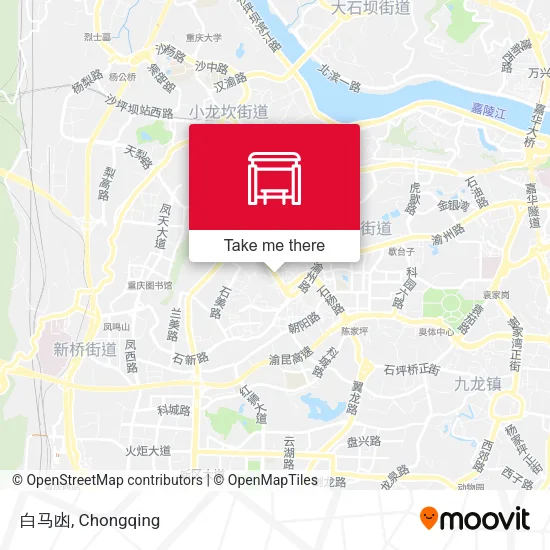 白马凼 map