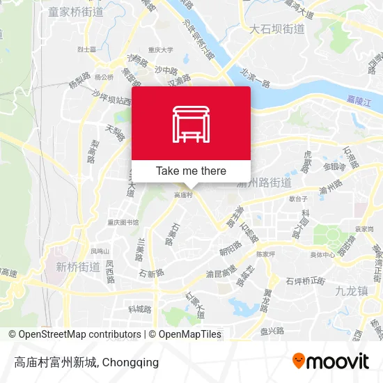 高庙村富州新城 map
