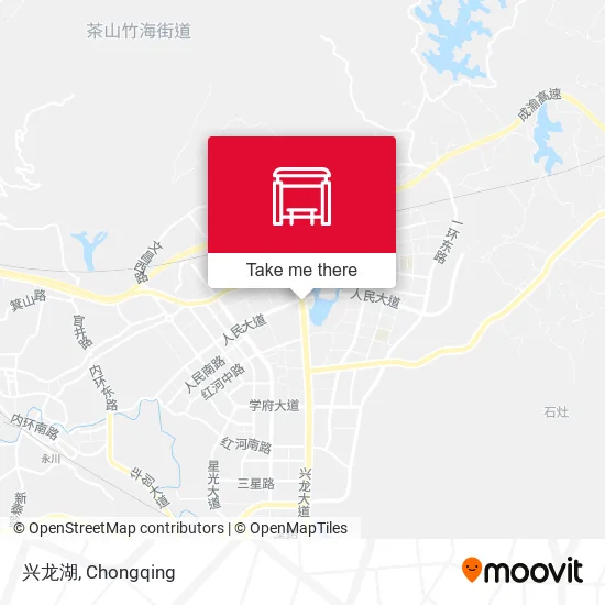兴龙湖 map