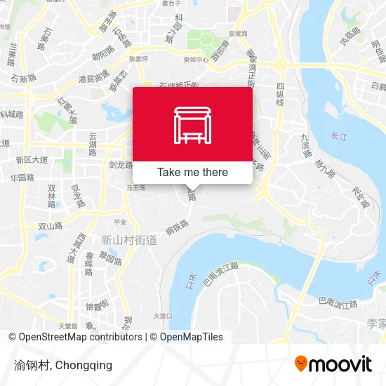 渝钢村 map