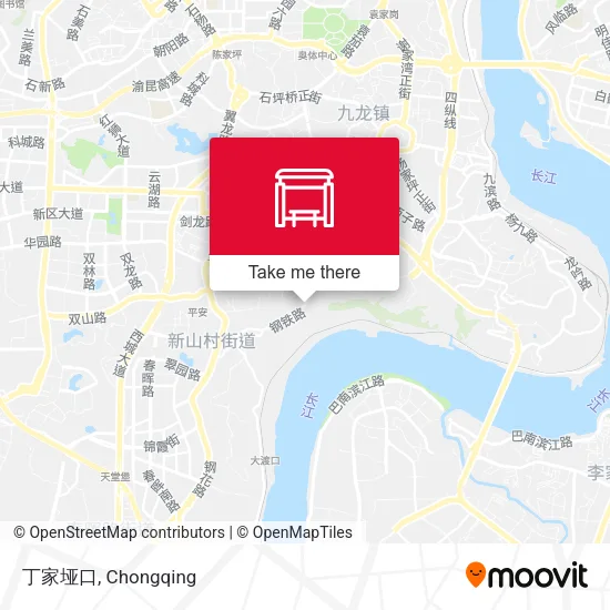 丁家垭口 map