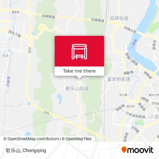 歌乐山 map