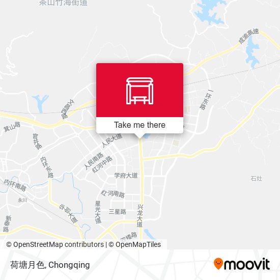 荷塘月色 map