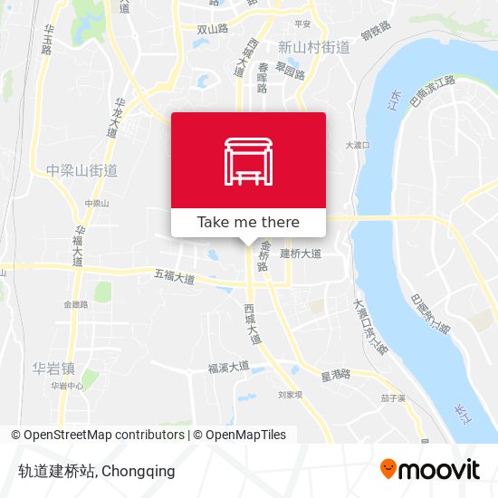轨道建桥站 map