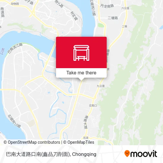 巴南大道路口南(鑫品刀削面) map