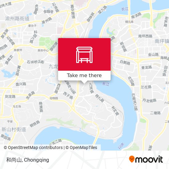 和尚山 map