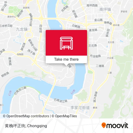 黄桷坪正街 map