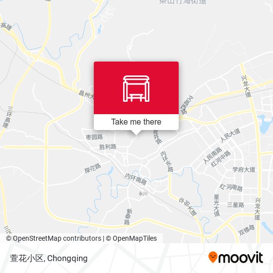 萱花小区 map