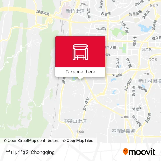 半山环道2 map