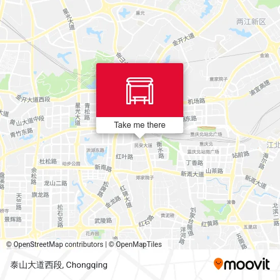 泰山大道西段 map