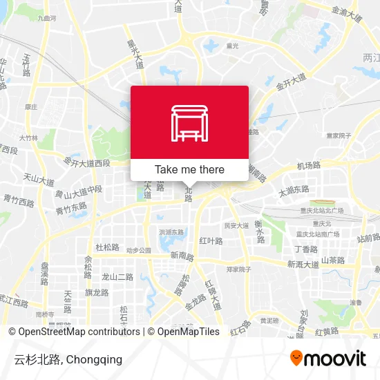 云杉北路 map