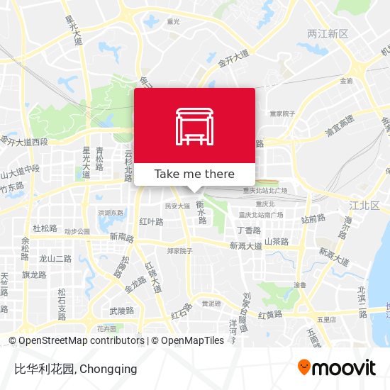 比华利花园 map