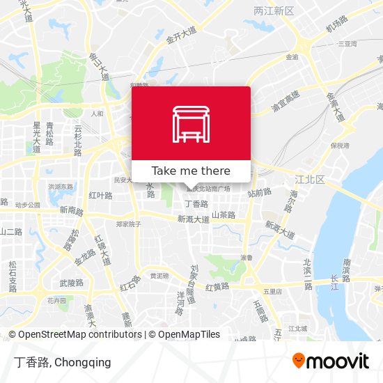 丁香路 map