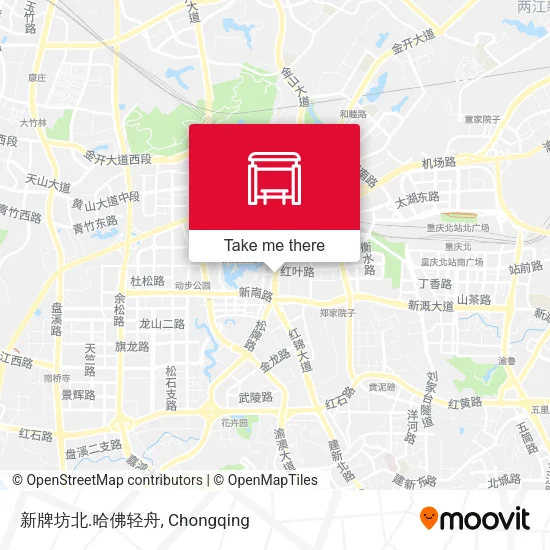 新牌坊北.哈佛轻舟 map