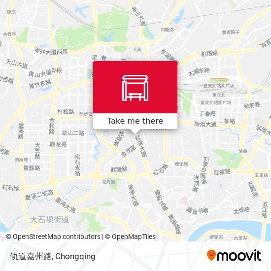 轨道嘉州路 map