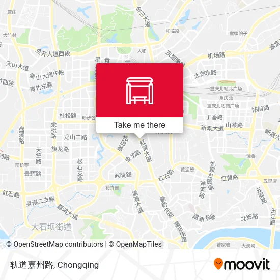 轨道嘉州路 map