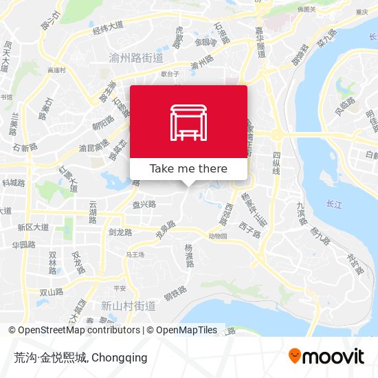 荒沟·金悦煕城 map