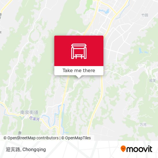 迎宾路 map