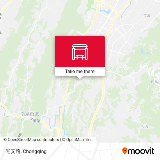 迎宾路 map