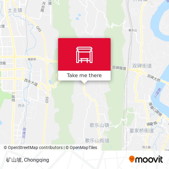 矿山坡 map