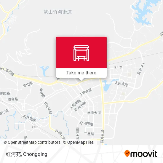 红河苑 map